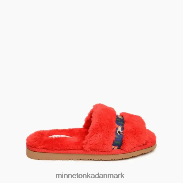 fodtøj røde rensdyr børn rensdyr lizzie Minnetonka 44RZ507