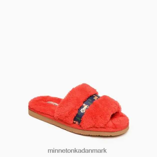 fodtøj røde rensdyr børn rensdyr lizzie Minnetonka 44RZ507