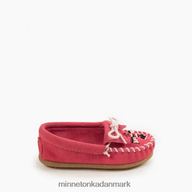 fodtøj Hot pink børn thunderbird moc Minnetonka 44RZ461