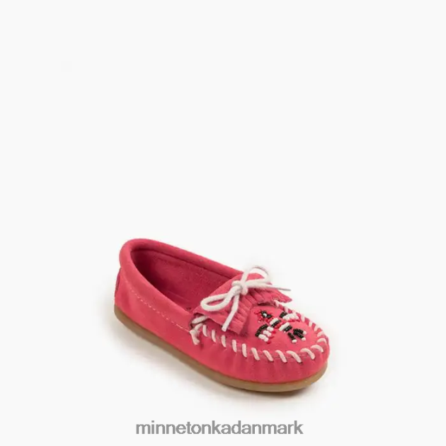 fodtøj Hot pink børn thunderbird moc Minnetonka 44RZ461
