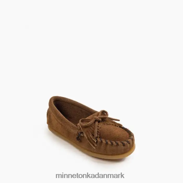 fodtøj støvet brun børn kilty hårdsål Minnetonka 44RZ458