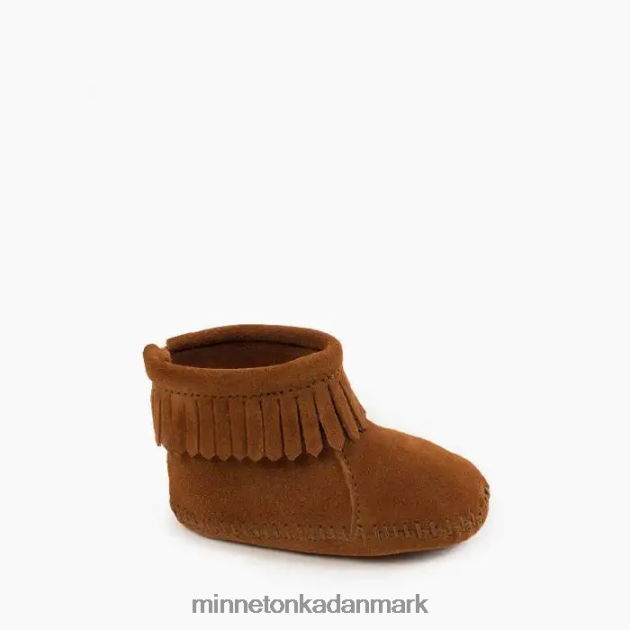 fodtøj Brun børn bagklap støvle Minnetonka 44RZ490