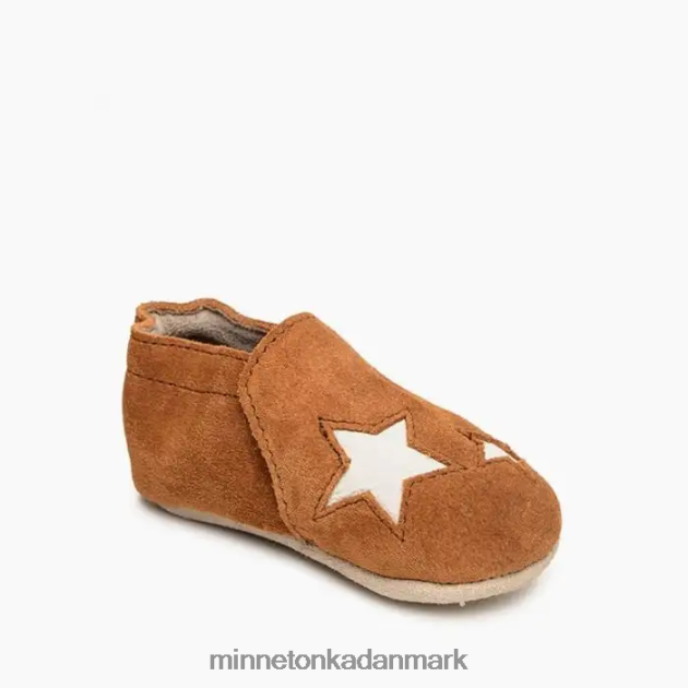 fodtøj Brun børn stjerne baby støvle Minnetonka 44RZ473