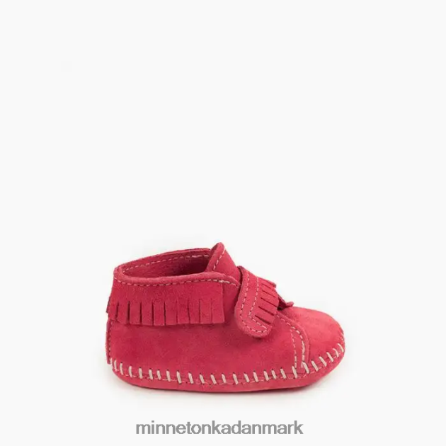 fodtøj Hot pink børn forremme støvle Minnetonka 44RZ487