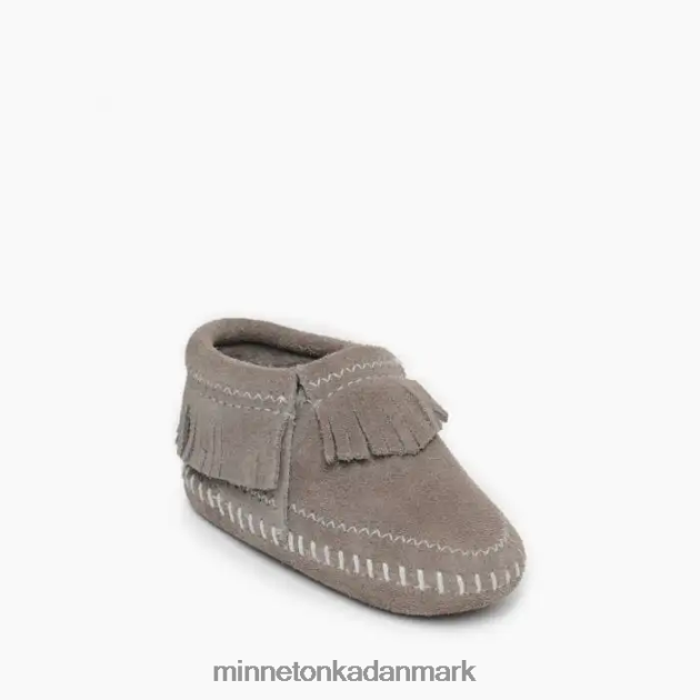 fodtøj grå børn riley støvle Minnetonka 44RZ478
