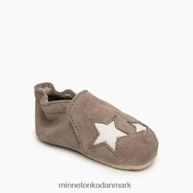 fodtøj grå børn stjerne baby støvle Minnetonka 44RZ474