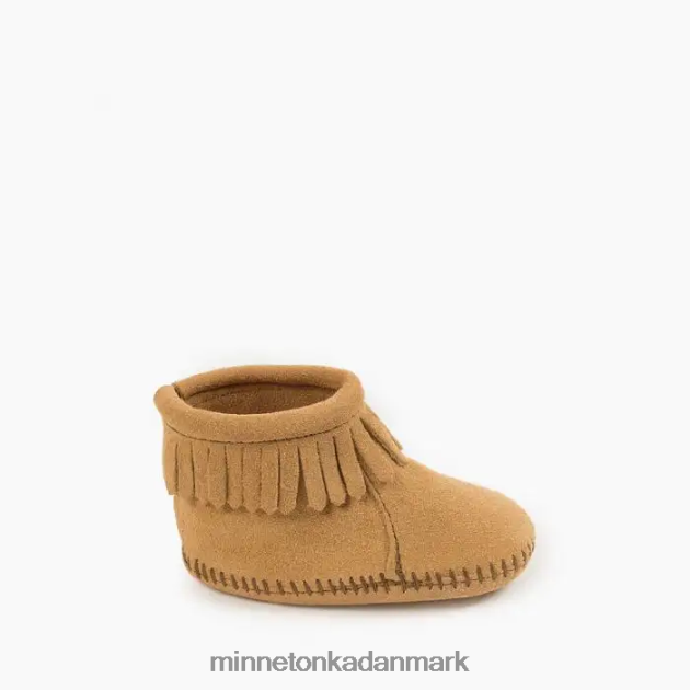fodtøj tan børn bagklap støvle Minnetonka 44RZ492
