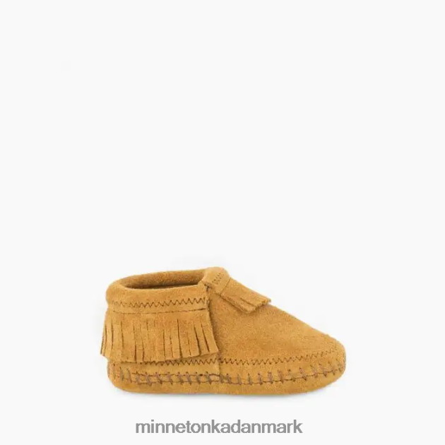 fodtøj taupe børn riley støvle Minnetonka 44RZ481