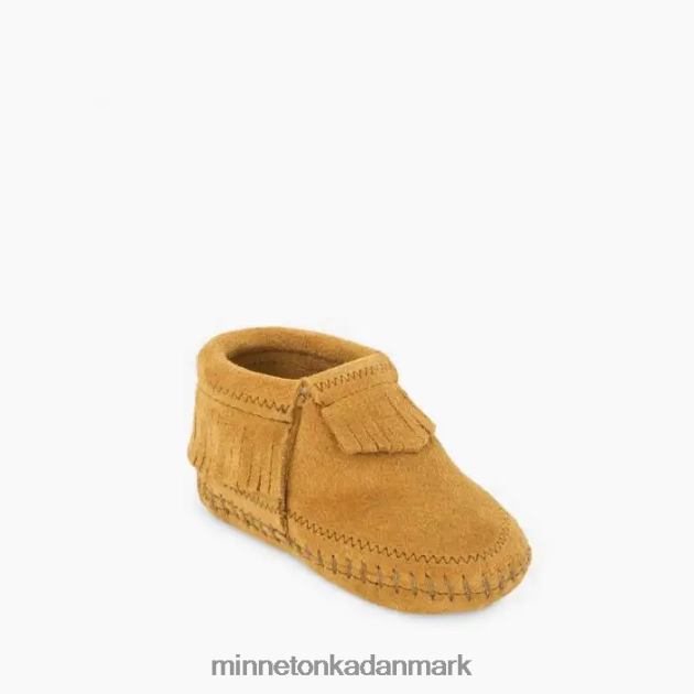 fodtøj taupe børn riley støvle Minnetonka 44RZ481