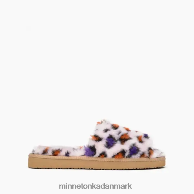 fodtøj blush leopard print Kvinder lolo Minnetonka 44RZ287