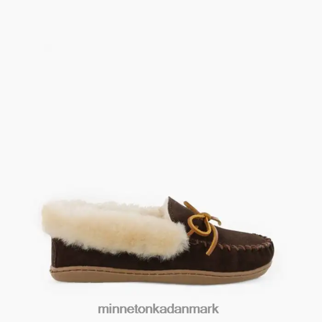 fodtøj chokolade Kvinder alpine fåreskind moc Minnetonka 44RZ225