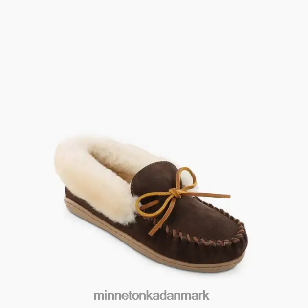 fodtøj chokolade Kvinder alpine fåreskind moc Minnetonka 44RZ225