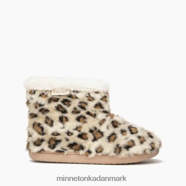 fodtøj creme leopard print Kvinder betty Minnetonka 44RZ243