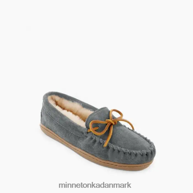 fodtøj grå Kvinder fåreskinds hårdsål moc Minnetonka 44RZ221