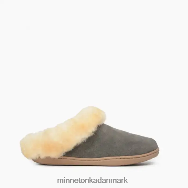 fodtøj grå Kvinder fåreskindsmuldyr Minnetonka 44RZ233