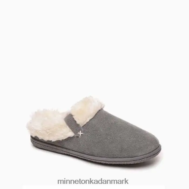 fodtøj grå Kvinder lejr krave slid Minnetonka 44RZ257