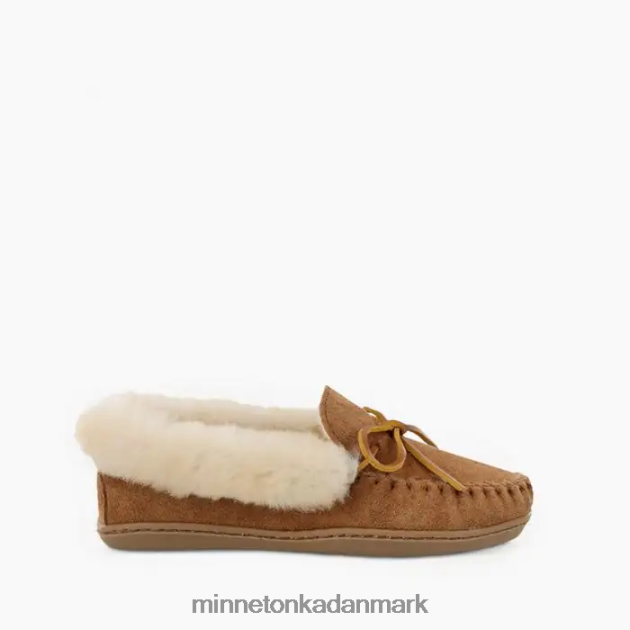 fodtøj gylden solbrun Kvinder alpine fåreskind moc Minnetonka 44RZ226