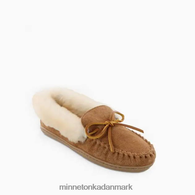 fodtøj gylden solbrun Kvinder alpine fåreskind moc Minnetonka 44RZ226
