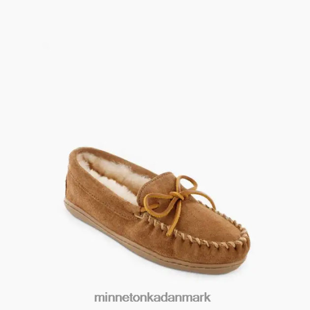 fodtøj gylden solbrun Kvinder fåreskinds hårdsål moc Minnetonka 44RZ220