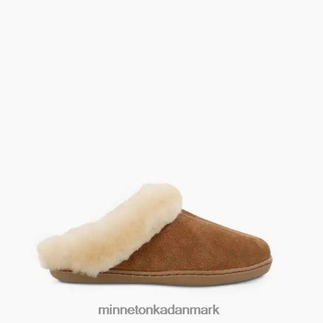 fodtøj gylden solbrun Kvinder fåreskindsmuldyr Minnetonka 44RZ232