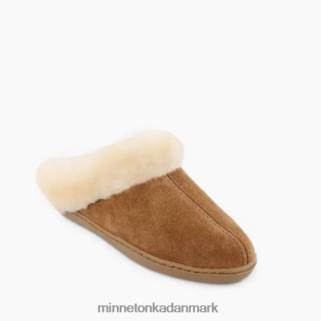fodtøj gylden solbrun Kvinder fåreskindsmuldyr Minnetonka 44RZ232