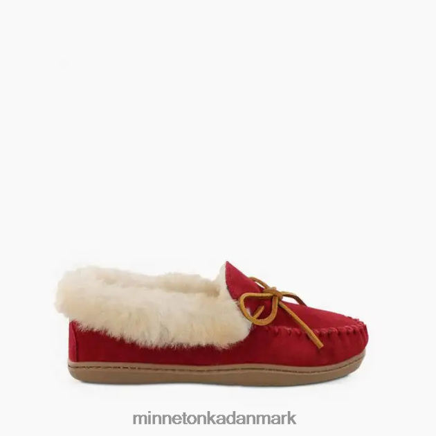fodtøj rød Kvinder alpine fåreskind moc Minnetonka 44RZ228