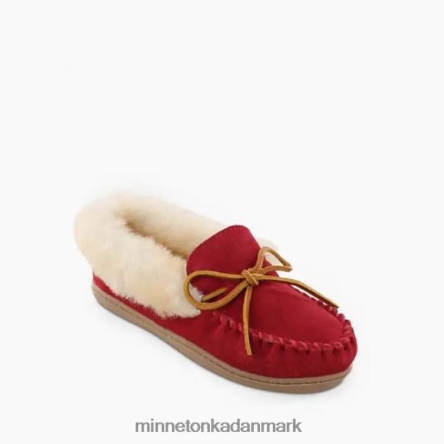 fodtøj rød Kvinder alpine fåreskind moc Minnetonka 44RZ228