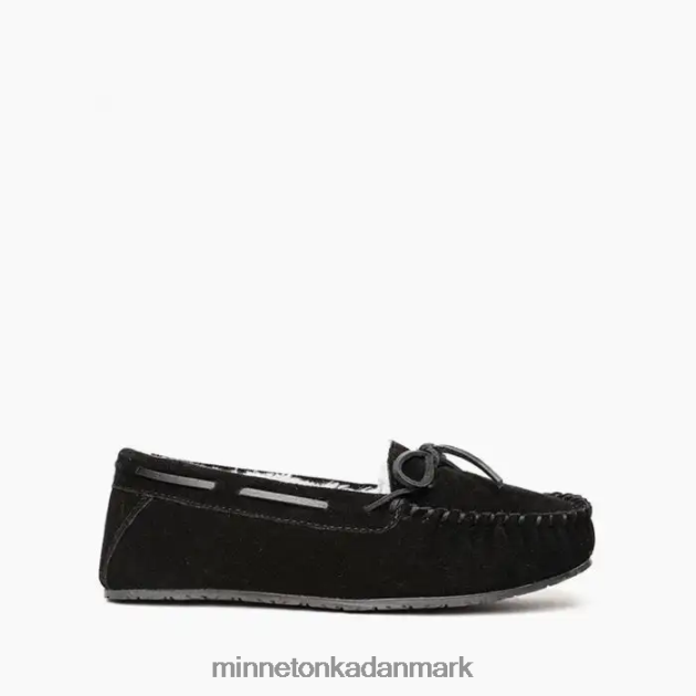 fodtøj sort Kvinder behagelig moc Minnetonka 44RZ263