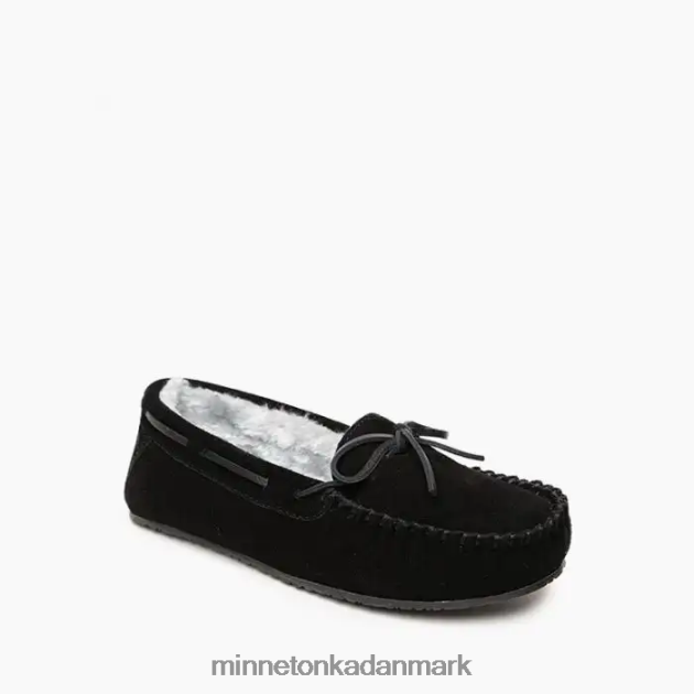 fodtøj sort Kvinder behagelig moc Minnetonka 44RZ263