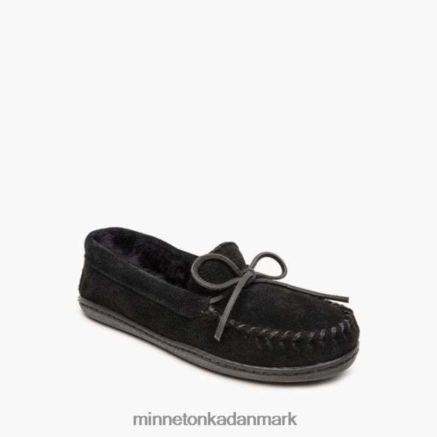 fodtøj sort Kvinder fåreskinds hårdsål moc Minnetonka 44RZ219