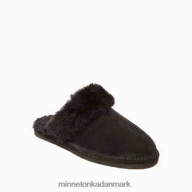 fodtøj sort Kvinder fåreskindsrutschebane Minnetonka 44RZ234