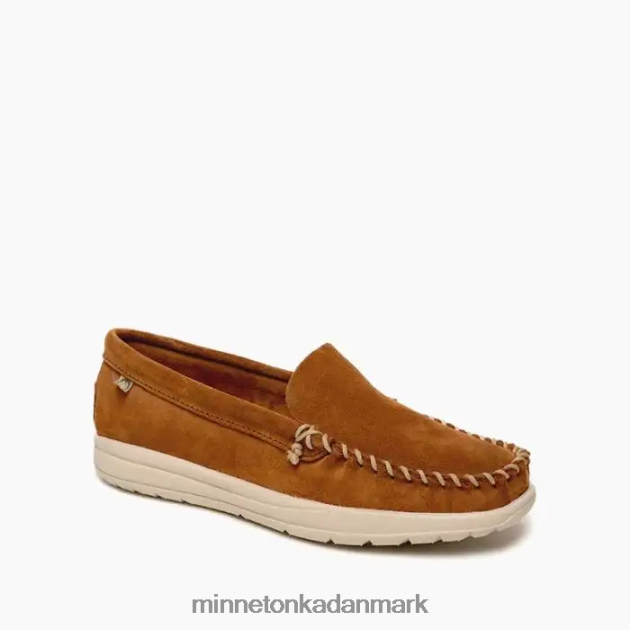 fodtøj Brun Kvinder oplev klassikeren Minnetonka 44RZ67