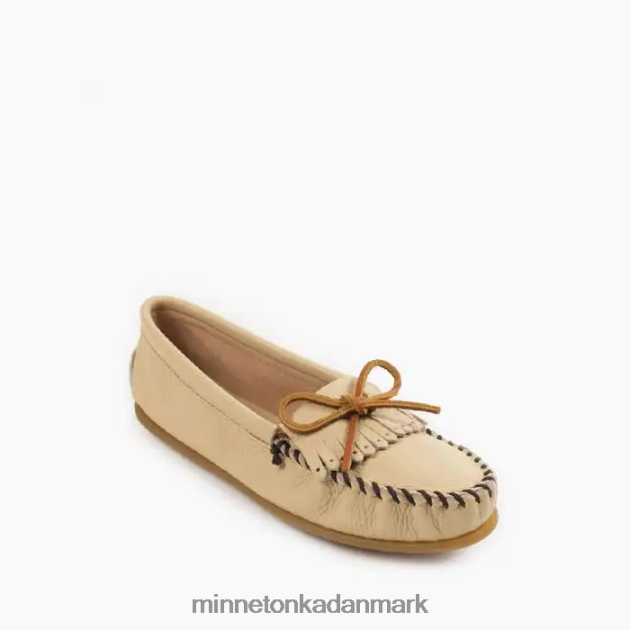 fodtøj champagne Kvinder hjorteskind kilty Minnetonka 44RZ96