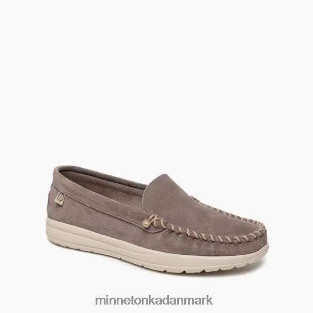 fodtøj grå Kvinder oplev klassikeren Minnetonka 44RZ69
