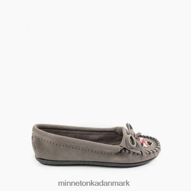 fodtøj grå Kvinder thunderbird moc Minnetonka 44RZ88