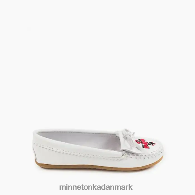 fodtøj hvid Kvinder thunderbird moc Minnetonka 44RZ90