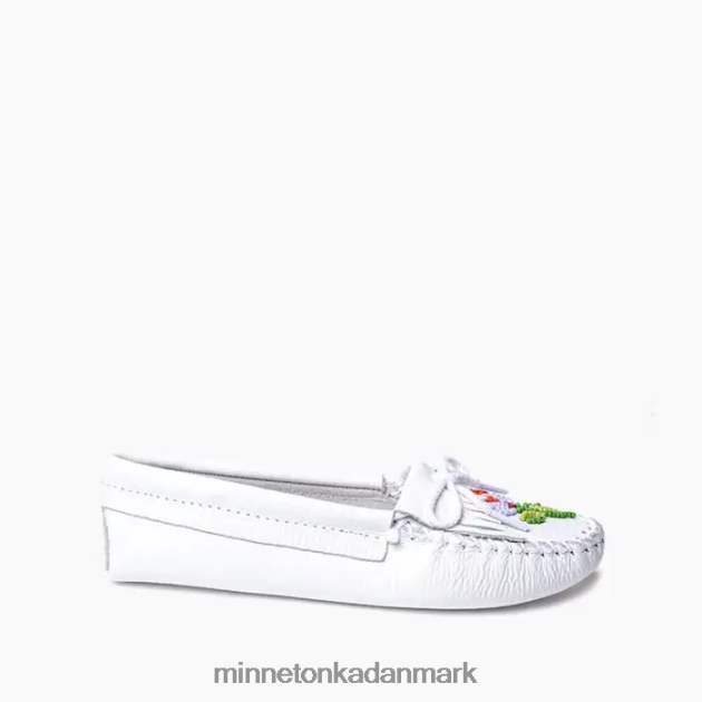 fodtøj hvid Kvinder ziigwan waabigwan blødsål moc Minnetonka 44RZ141