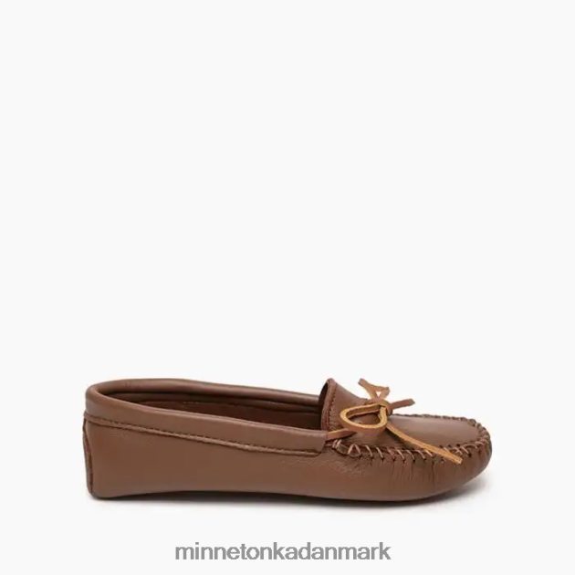 fodtøj karmel Kvinder dobbelt deerskin blødsål Minnetonka 44RZ65