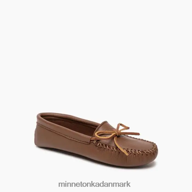 fodtøj karmel Kvinder dobbelt deerskin blødsål Minnetonka 44RZ65