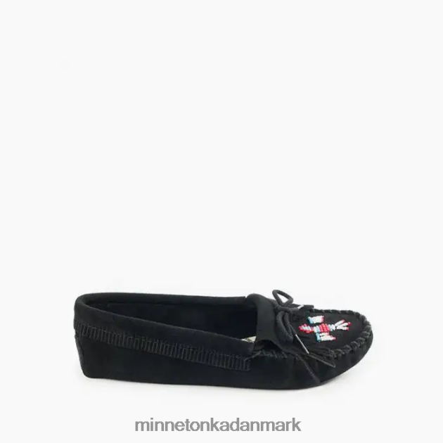 fodtøj sort Kvinder thunderbird blødsål Minnetonka 44RZ115