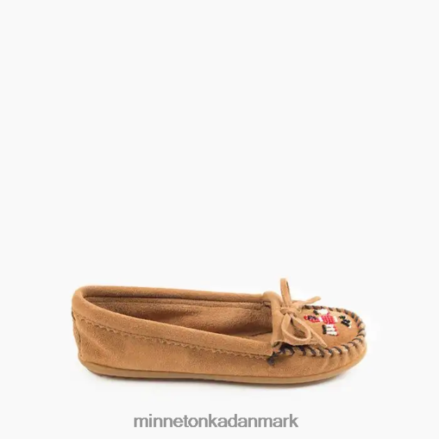 fodtøj taupe Kvinder thunderbird moc Minnetonka 44RZ89