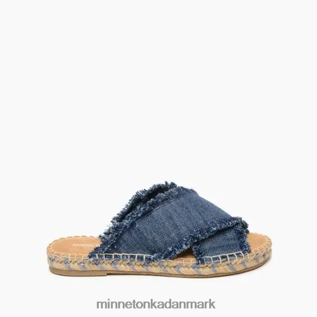 fodtøj blå denim Kvinder peber Minnetonka 44RZ170