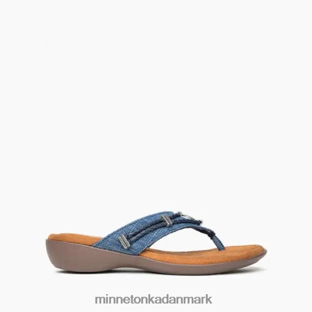 fodtøj blå denim Kvinder silverthorne 360 Minnetonka 44RZ153