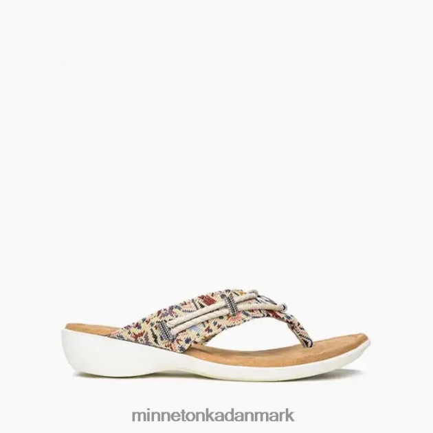 fodtøj creme nålespids print Kvinder silverthorne 360 Minnetonka 44RZ156