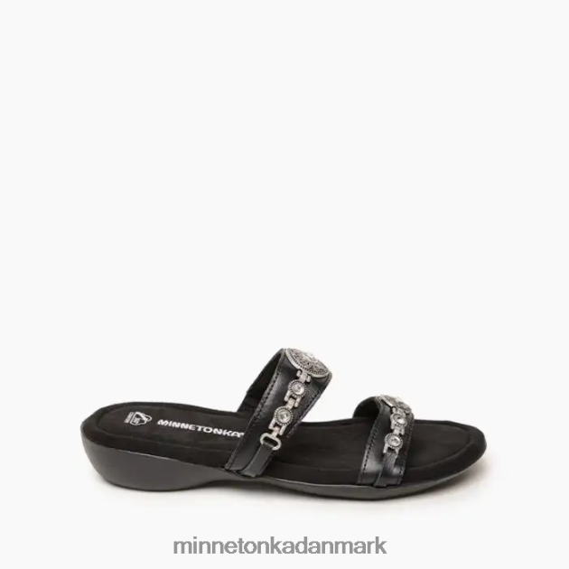 fodtøj sort Kvinder brenn Minnetonka 44RZ196