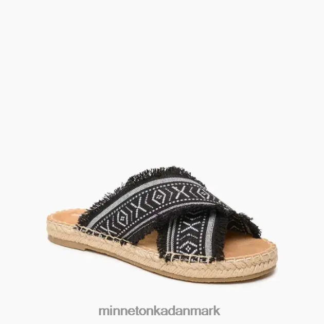 fodtøj sort Kvinder peber Minnetonka 44RZ169