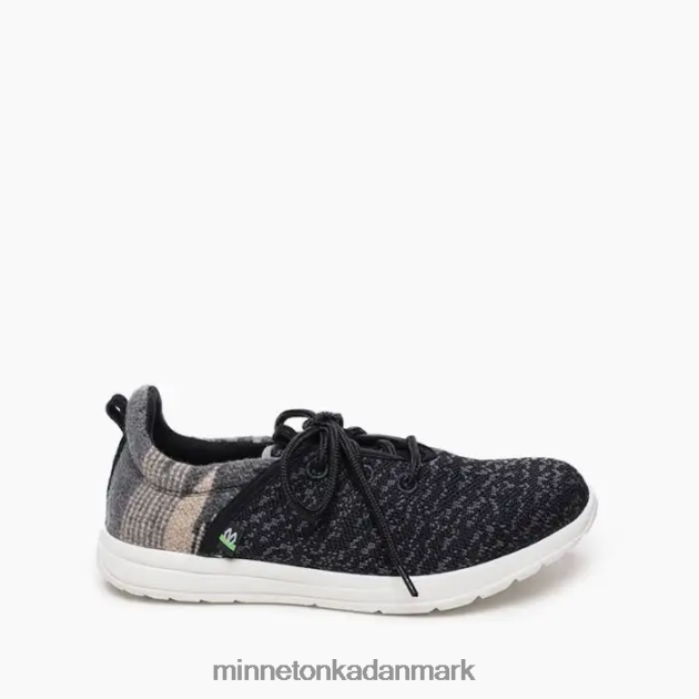 fodtøj sort multi Kvinder øko på ny Minnetonka 44RZ316