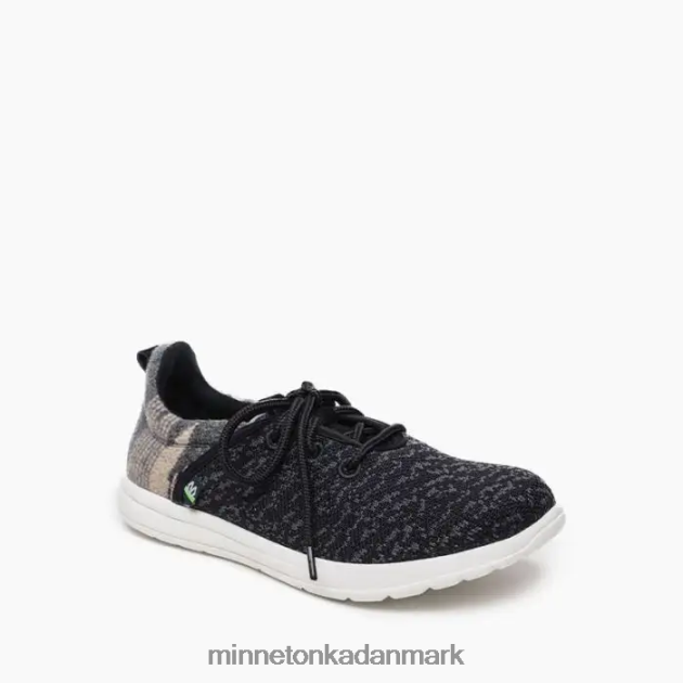 fodtøj sort multi Kvinder øko på ny Minnetonka 44RZ316