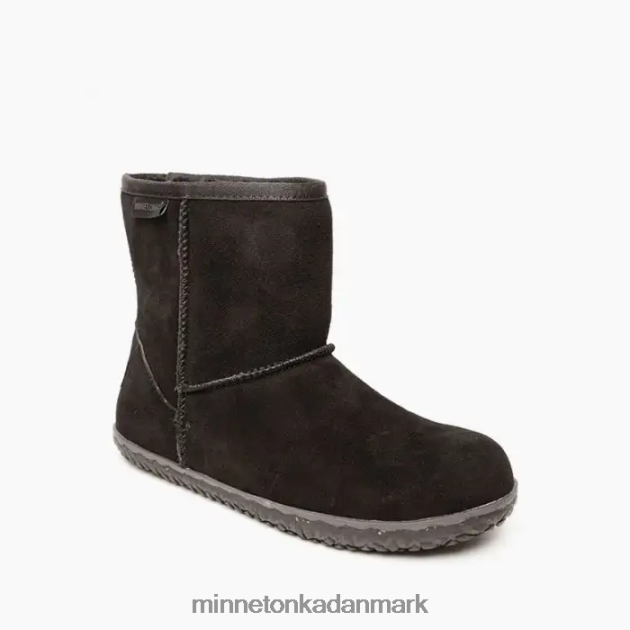 fodtøj sort Kvinder backus boot Minnetonka 44RZ53