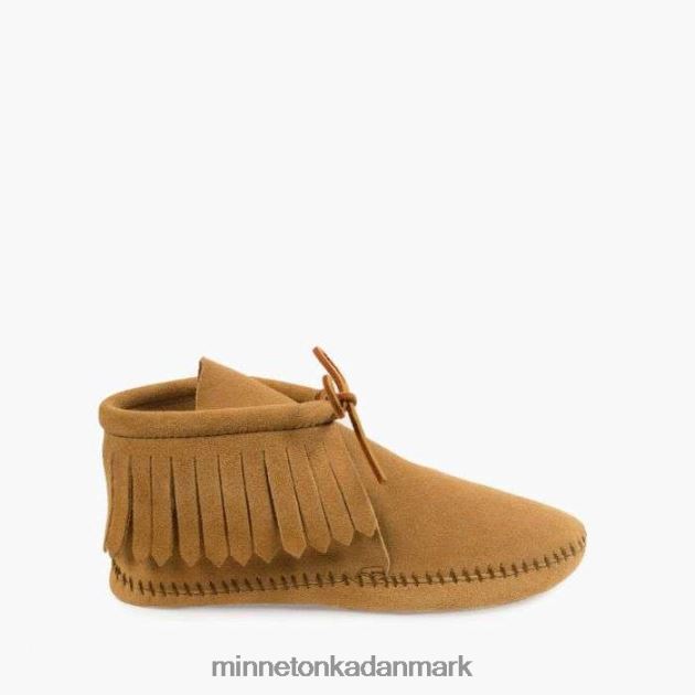 fodtøj tan Kvinder klassiske frynser blødsål støvle Minnetonka 44RZ20
